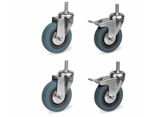 ZESTAW JEZDNY KÓŁ KÓŁEK KOŁA 4 szt 75 mm 180 kg na Arena.pl