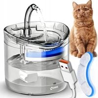 Poidło Poidełko Automatyczne Fontanna Wodna dla Kota Psa Filtr