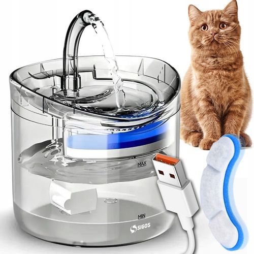 Poidło Poidełko Automatyczne Fontanna Wodna dla Kota Psa Filtr na Arena.pl