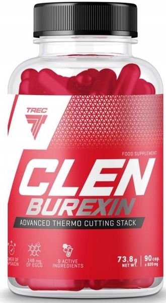 TREC CLENBUREXIN 90k MOCNY SPALACZ FAT BURNER DATA WAŻNOŚCI 01/2025 zdjęcie 1