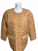 Kurtka damska puchowa PIECES L brązowa XL