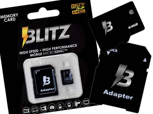 KARTA PAMIĘCI 64GB MICRO SD SDHC CLASS 10 BLITZ na Arena.pl