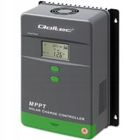 Regulator solarny MPPT 50A LCD Bluetooth Qoltec LiFePO4 GEL APP 12/24V USB