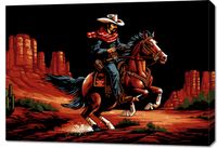 Obraz 100x70cm Galop przez Prerię