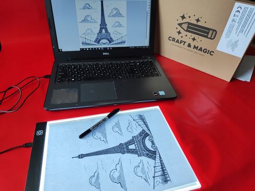 TABLET GRAFICZNY ZESTAW 5W1 DESKA KREŚLARSKA DO RYSOWANIA PREZENT+GRATISY na Arena.pl