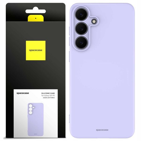 Spacecase Silicone Case 3.0 Galaxy S25 Fe Light Purple zdjęcie 1