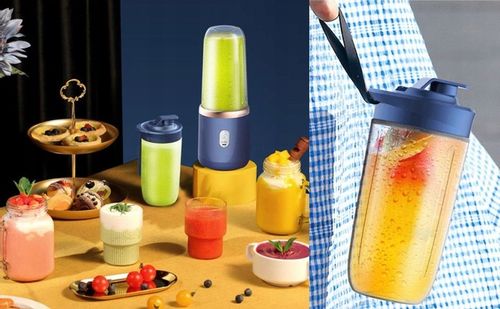 BLENDER KIELICHOWY PRZENOŚNY BEZPRZEWODOWY KEMPING 400ML 2 KUBKI na Arena.pl