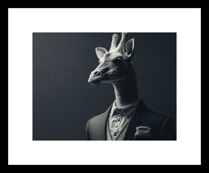 Plakat 20x15cm Żyrafa na Wyjściu zdjęcie 3