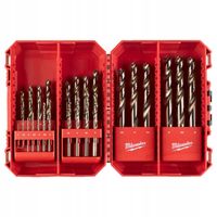ZESTAW WIERTEŁ DO METALU HSS-G RED COBALT 25szt MLIWAUKEE 4932493868