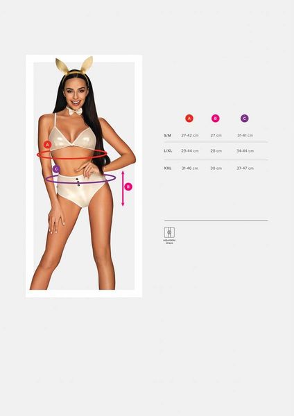 Seksowny kostium króliczka. Obsessive XXL. zdjęcie 7