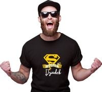 Koszulka z nadrukiem PREZENT dla dziadka SUPER