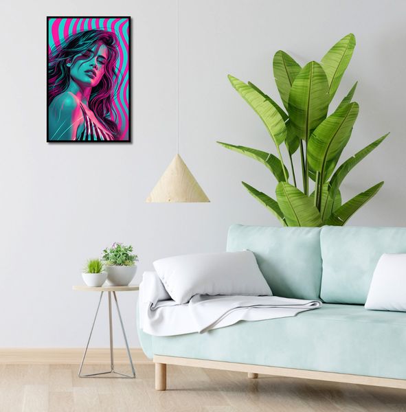 Plakat 40x60cm Neonowy Wzrok zdjęcie 4