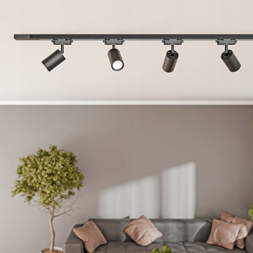 Zestaw Szynoprzewód Szyna 2m + 8x Oprawa Halogenowa LED GU10 Lampa na Arena.pl