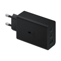 ładowarka sieciowa 2x usb-c i 1x usb pps pd 65w qc 3.0 afc fcp czarny