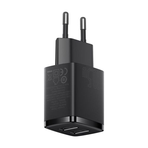 ładowarka sieciowa compact 2x usb 10.5w czarny na Arena.pl