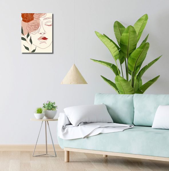 Obraz 30x40cm Beż i Twarz zdjęcie 2