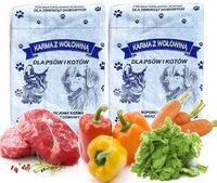 10KG MIĘSO WOŁOWE EXTRA MROŻONE KARMA BARF BEZ KOŚCI WOŁOWINA SUROWE