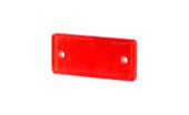 Odblask z otworami czerwony 44x94 (UO028)