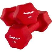 ZESTAW 2x HANTLE NEOPRENOWE 3KG CIĘŻARKI AEROBIC