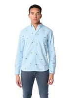 WRANGLER 1 PKT BUTTON DOWN BLUE GLOW W5A3BMB11 M