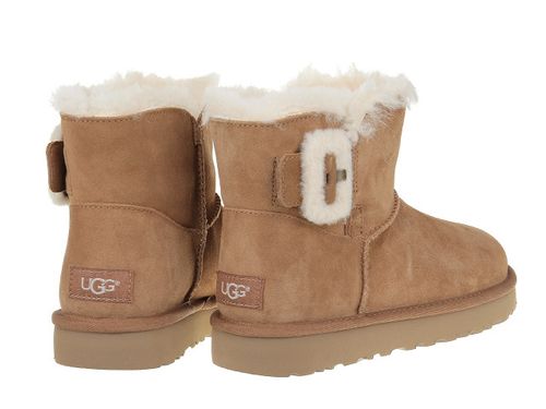 Buty UGG Mini Bailey Fluff Buckle 1104182-CHE - 37 na Arena.pl