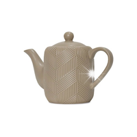Ceramiczny zaparzacz do kawy i herbaty 900ml Geometry Beige MR-20004-08