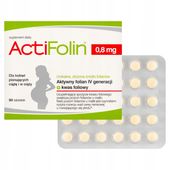 ACTIFOLIN 0,8 mg, wspierają organizm, 90 tabletek