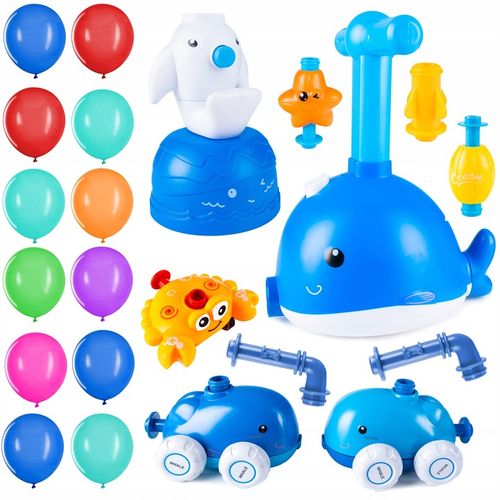 WYRZUTNIA SAMOCHODÓW RAKIET NAPĘD BALONOWY INTERAKTYWNA AUTO POMPKA PREZENT na Arena.pl