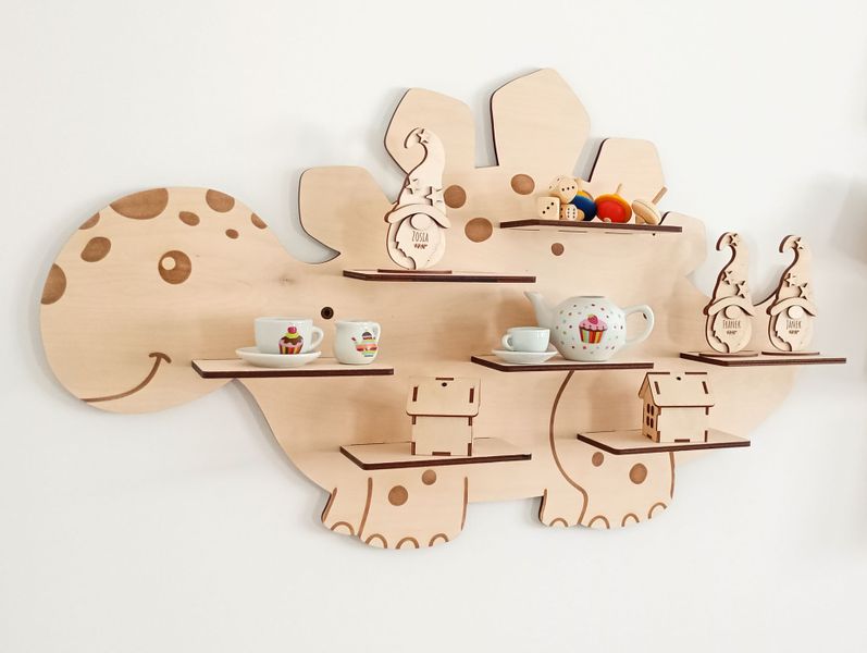 Regał, półka na figurki - dinozaur zdjęcie 2