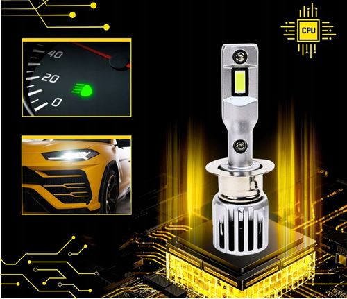 ŻARÓWKI H1 LED HOMOLOGACJA ŻARÓWKA H1 LED NAJMOCNIEJSZE H1 MOCNE CANBUS na Arena.pl