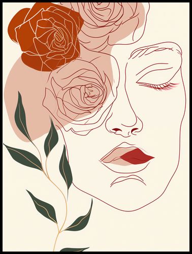 Plakat 75x100cm Beż i Twarz na Arena.pl