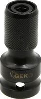 Geko Adapter udarowy 1/2" na 1/4" HEX przejściówka do kluczy