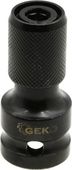 Geko Adapter udarowy 1/2" na 1/4" HEX przejściówka do kluczy