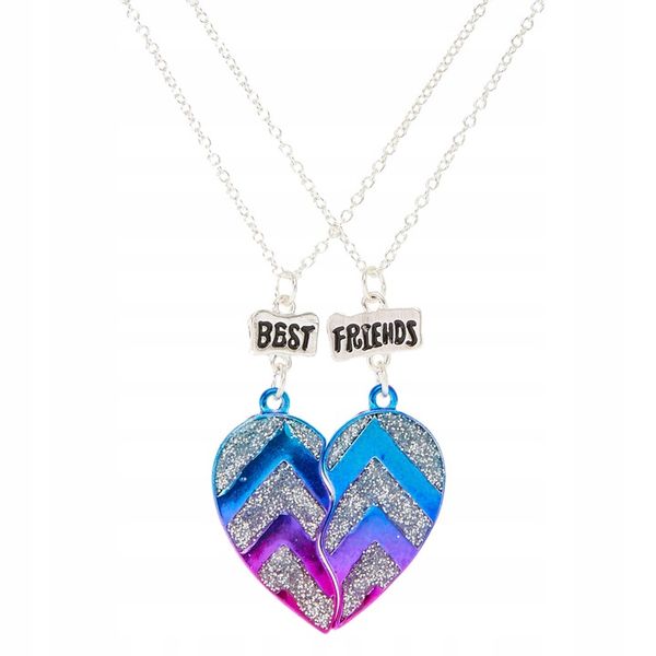 ŁAŃCUSZKI DLA PRZYJACIÓŁKI BFF SERCE SERCA FRIENDS zdjęcie 5