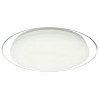 Plafon LAMPA sufitowa OPTIMA 41310-30 Globo okrągła OPRAWA natynkowa LED 30W z efektem gwiazd biała