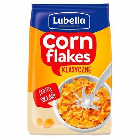 LUBELLA PŁATKI MLEKOŁAKI 500g CORN FLAKES zdjęcie 1