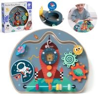 CLASSIC WORLD Tablica Manipulacyjna Wielofunkcyjna 6w1 Rakieta