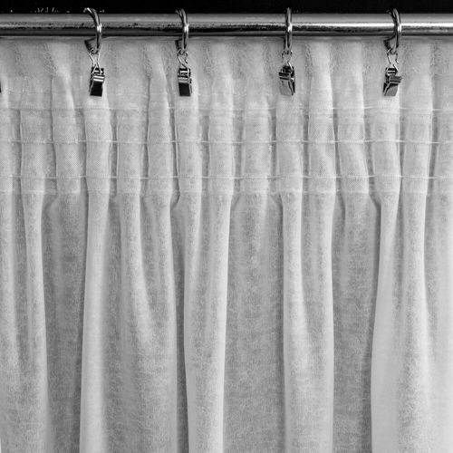 Zasłona gotowa na taśmie AGIS 140x270 biała z puszystym włoskiem na Arena.pl