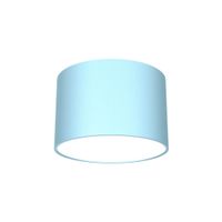 Okrągła lampa sufitowa Dixie metalowy downlight niebieski