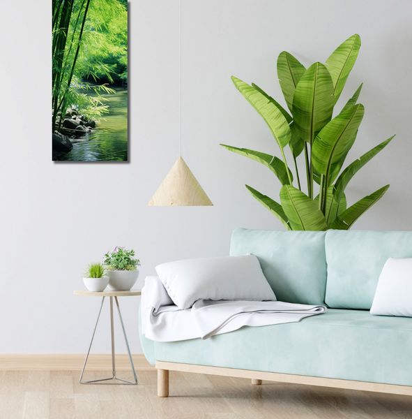 Obraz 30x70cm Spokój Bambusów zdjęcie 2