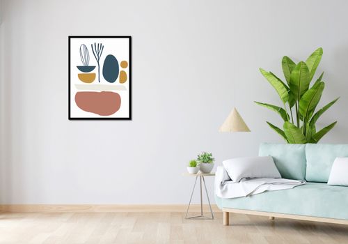 Plakat 60x80cm Stylowa Roślinność na Arena.pl