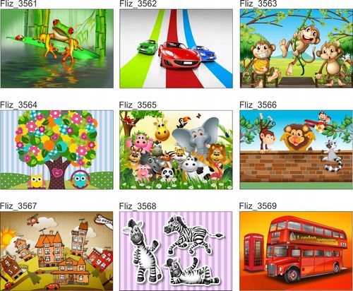 FOTOTAPETA dla dziecka DŻUNGLA ZWIERZĄTKA zoo na Arena.pl