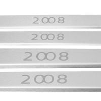 Listwa progowa PEUGEOT 2008 Stal nierdzewna 304 mat 4szt