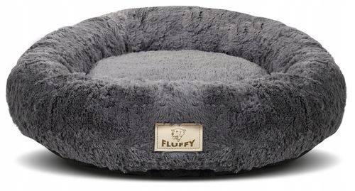 Legowisko dla Psa Kota Chmurka Shaggy Posłanie Zdejmowany Pokrowiec 60 cm na Arena.pl
