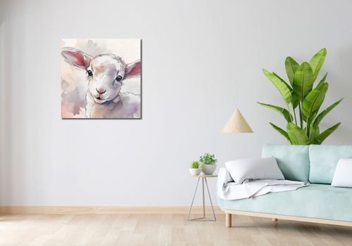 Obraz 70x70cm Mała Owieczka na Arena.pl