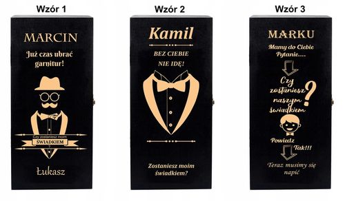 PODZIĘKOWANIE DLA ŚWIADKA SKRZYNKA NA WHISKEY na Arena.pl