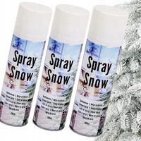 SZTUCZNY ŚNIEG W SPRAYU OZDOBNY SPRAY 300 ml BIAŁY NA SZYBĘ OKNO dekoracja