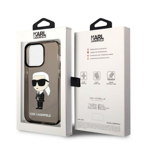 Etui Karl Lagerfeld do iPhone 14 Pro, Czarny na Arena.pl