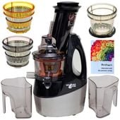 Wyciskarka wolnoobrotowa Berlinger 800W mocna sokowirówka 3 sita duży