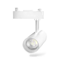 Reflektor LED COB 15W 1700LM zimny do systemów szynowych dwuprzewodowych mocne światło